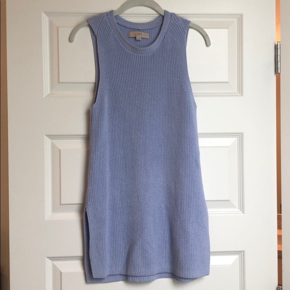 LOFT Sweater Tank Top Tunic